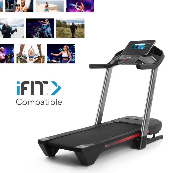 PROFORM - Tapis de course Pro 2000 connecté iFIT/ Inclinaison -3% à +12% / Écran tactile HD 10\