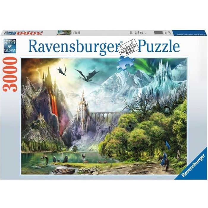 Puzzle 3000 p - Règne des dragons