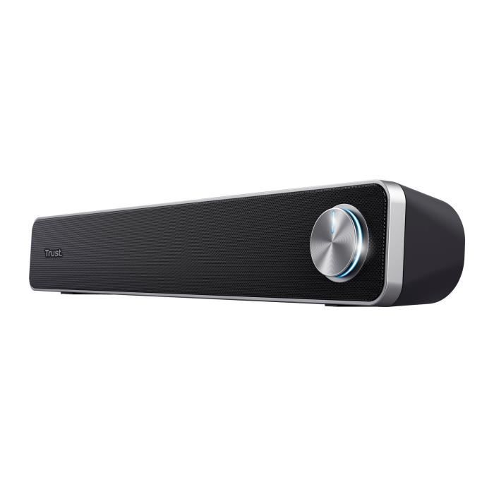 TRUST Barre de son Arys compacte 6 W - RMS 12 W, 6 W, 4 Ohm - Avec fil, 5 W