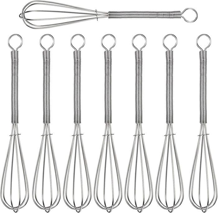 Fouet Cuisine Inox Professionnel, Batteur Manuel à Œufs 3 Pièces