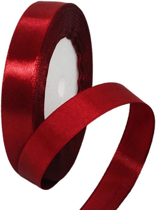 Ruban Satin Gris Gros 40 Mm X 23 M - Ruban Cadeau Polyester Pour Emballage, Décoration Et Artisanat