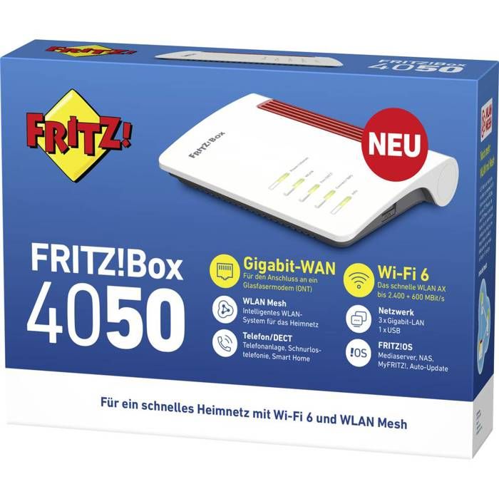 Routeur Wi-Fi AVM FRITZ!Box 4050 2.4 GHz 5 GHz