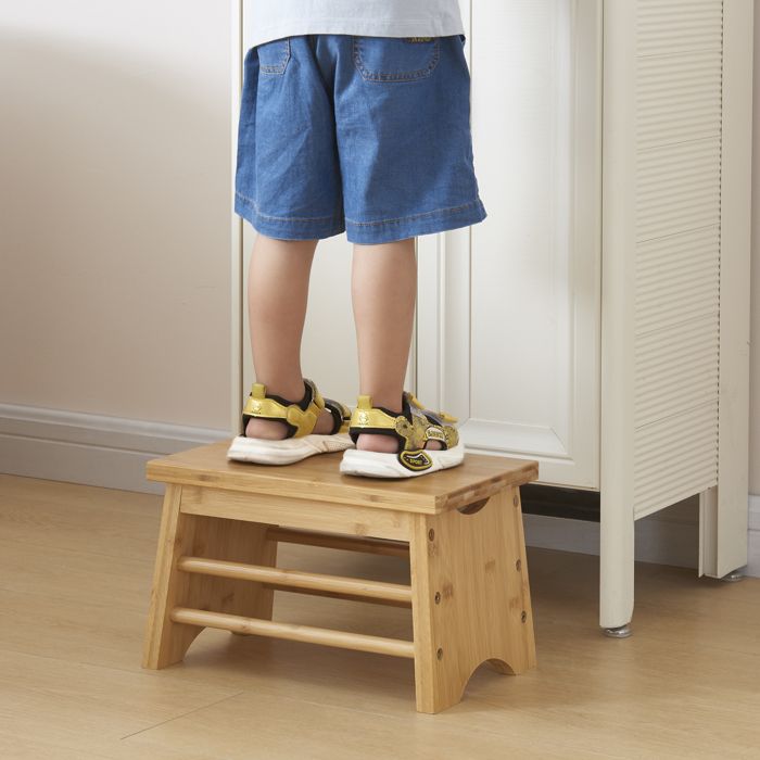 Marchepied Ryslinge bambou 33 x 22 x 20 cm naturel