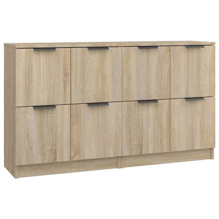 CLOUD Meuble de rangementCommode Armoire Buffets 2 pcs Chêne sonoma 60x30x70 cm - Bois dingénierie CHYNEW3504790