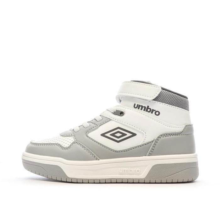 Umbro Baskets Grises/Blanches Garçon Rouge Umbro Olly Vlc