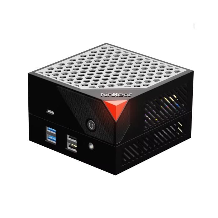 Ninkear-Mini PC MBOX 8 Pro AMD Radeon™Windows 11 Pro SSD de 780M 32 Go DDR5 + 1 To Wi-Fi 5.1GHz 6 BT Prise en charge 8K