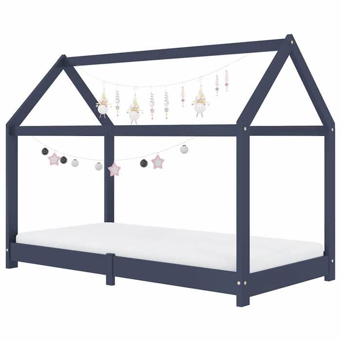 Bon plan Lit cabane denfant - JILI HOT - Sommier inclus - Gris - Bois de pin massif 70x140cm Thome3132753 Bon plan Lit cabane denfant - JILI HOT - Sommier inclus - Gris - Bois de pin massif 70x140cm Thome3132753