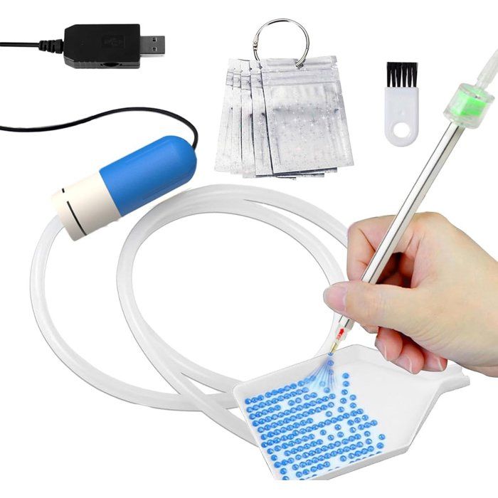 Stylo Diamond Painting Zariocy Stylo Peinture Diamant électrique - Aspiration Réglable, Sans Cire, Avec 4 Positionneurs Accessoire Peinture Strass Stylo Diamond Painting Zariocy Stylo Peinture Diamant électrique - Aspiration Réglable, Sans Cire, Avec 4 Positionneurs Accessoire Peinture Strass