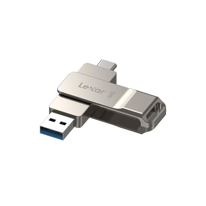 Lexar JumpDrive LJDD40E064G BNSNG lecteur USB flash USB Type A / USB Type C 3.2 Gen 1 3.1 Gen 1 - vue 2