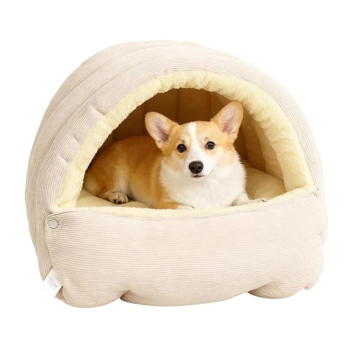 Lit pour Chat en Forme De GrotteTente De Nid Confortable pour Animaux De Compagnie Caverne De Lit pour Chiotpour Chats Chiens