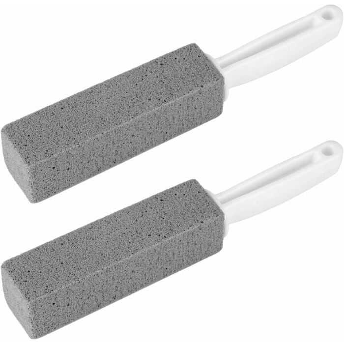 4 Pièces Pierre De Nettoyage Avec Poignée - Brosse Ponce Naturelle Pour Toilettes, Cuisine Et Salle De Bain
