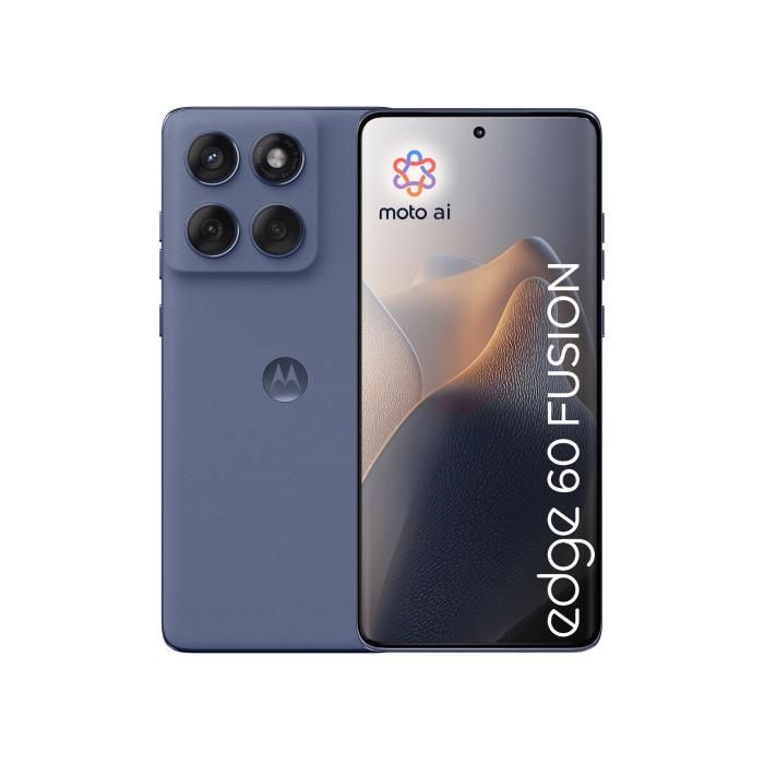 Smartphone - MOTOROLA - Edge 60 Fusion - 8 Go RAM - 256 Go - Dual SIM - 5G - Gris