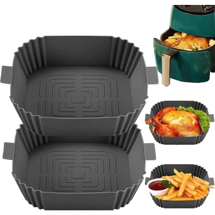 Moule en silicone pour friteuse à air chaud papier sulfurisé pour découpes moule accessoire cuisine qualité produit