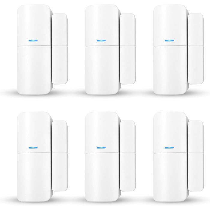 Capteurs de Porte et Fenêtre AGSHOME 6 pièces - Système de Sécurité Smart Home