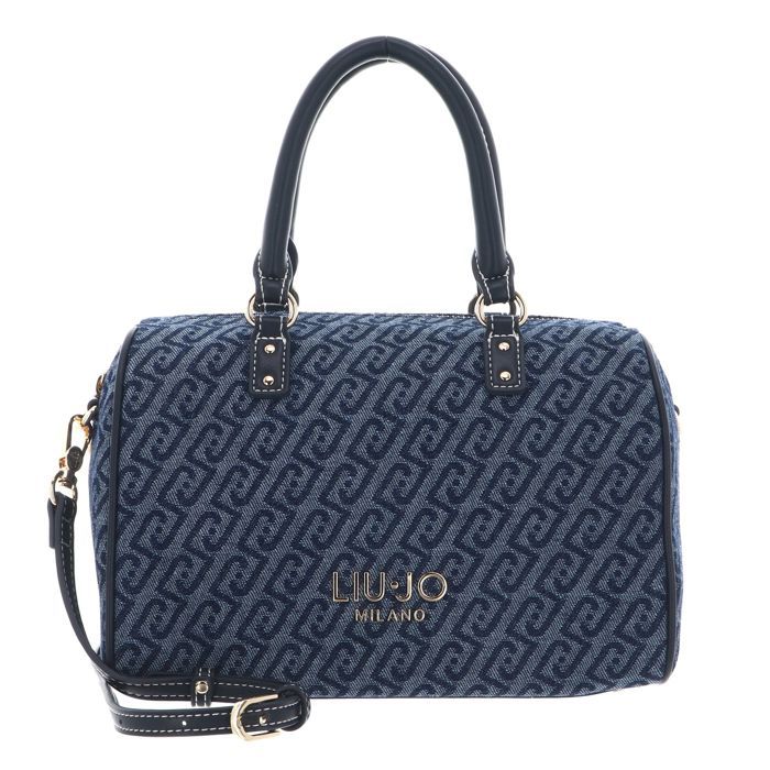 LIU JO Sac à main bleu clair bleu foncé pour femme - Evrim Satchel Bag S Dress Blue 332956
