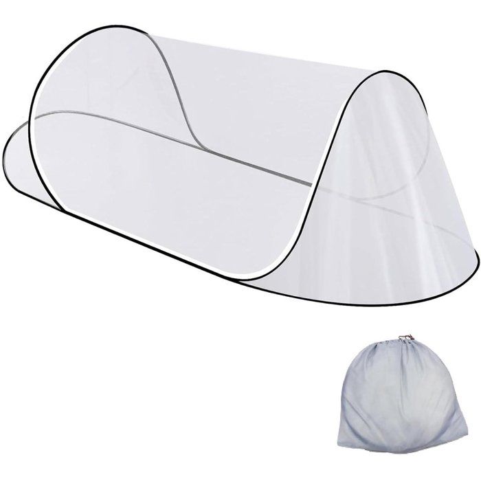 Moustiquaire pliable - Lit moustiquaire pop-up - Polyester - Moustiquaire - Pour lit simple - Portable - Literie - 200 x 80 x 56 cm