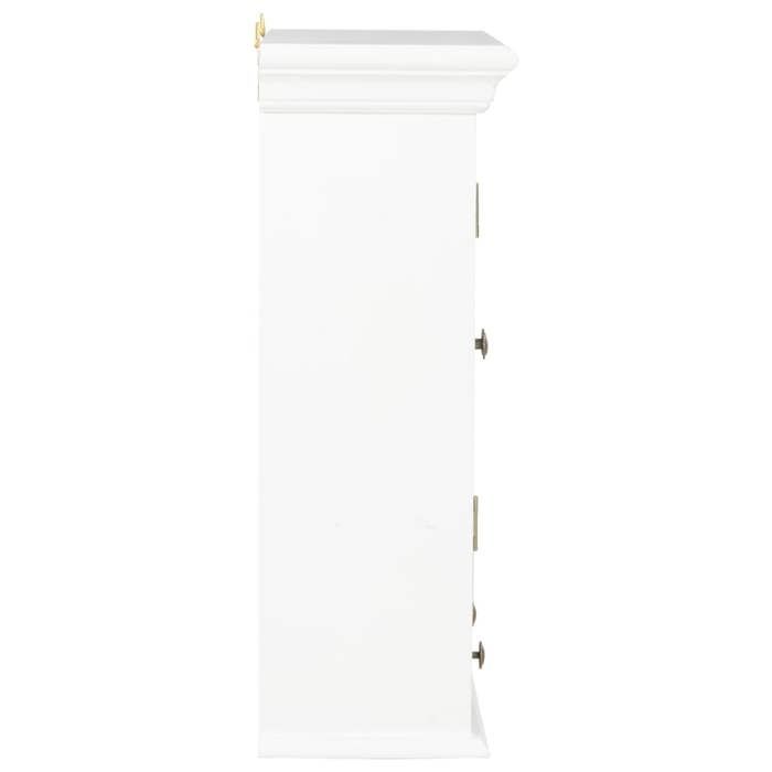Caisson haut cuisine Blanc - LEMON® Meuble mural - Blanc - 49x22x59cm - Bois dingénierie 612 - Soldes