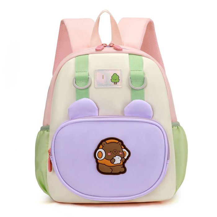 Sac à Dos Enfant - XJYDNCG - Mignon - SDF001 - pour Garçon et Fille 3-6 Ans - Rose Violet