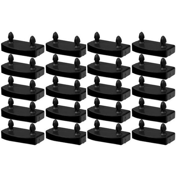 Embouts Lattes pour Sommier - Non spécifié - 20 Pcs - Plastique Durable - Installation Facile - Universel mult PROTECTION TRAVERSIN