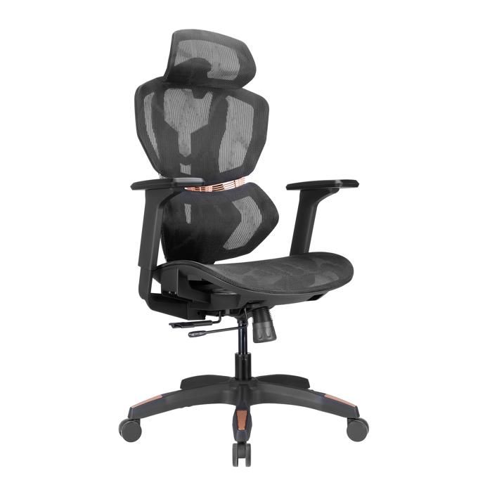 ACCESSOIRES BUREAUX - KIMEX - Chaise Gaming avec accoudoirs 4D - 150-8010 - Noir et orange ACCESSOIRES BUREAUX - KIMEX - Chaise Gaming avec accoudoirs 4D - 150-8010 - Noir et orange