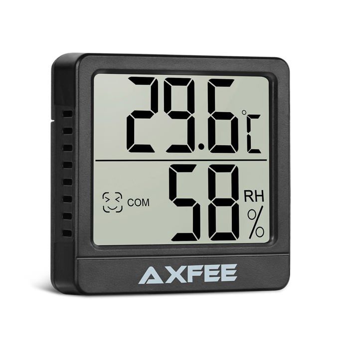 Petit Hygrètre Numérique Thermètre Intérieur Moniteur de Température et Humidimètre Indieur Noir 1Pc noir 1pc THERMOMETRE