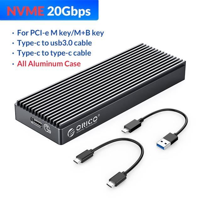 MBR LC Power Külső ház - USB 3.2 2x2 Type C - M.2 NVMe SSD - LC-M2-C