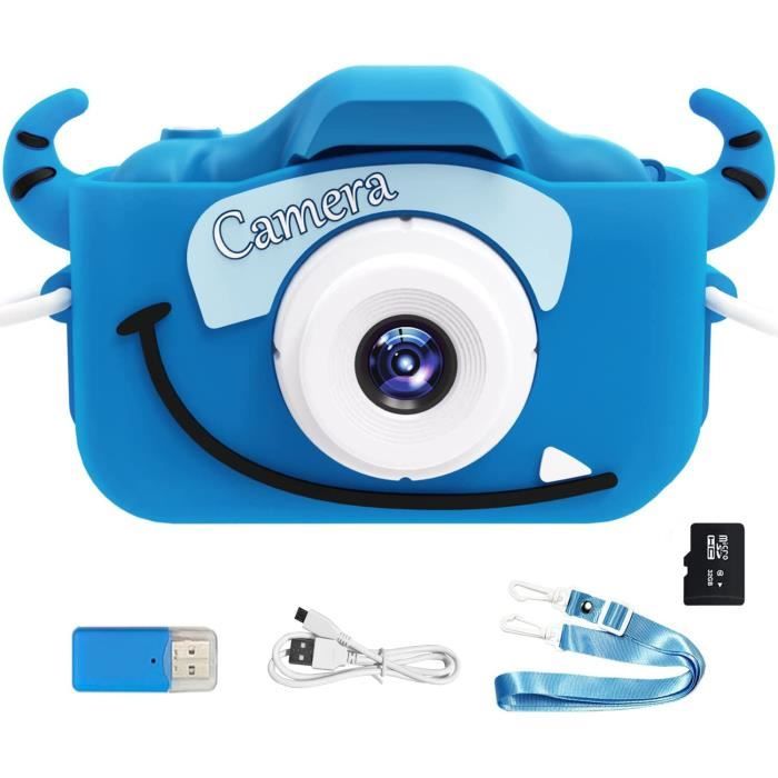 Appareil photo pour enfant LAMZIEN - 8MP/720P - Carte TF 32Go - Coque ... pas cher