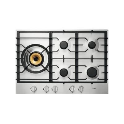 Table Gaz ASKO HG1776SB - 5 plaques de cuisson - Avant - 75cm - Acier inoxydable