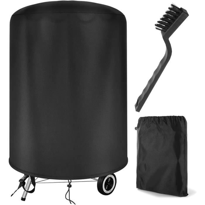 Housse De Protection Ronde Pour Barbecue Extérieur - Imperméable 600D - 63,5x68,6x88,9cm - Famibay