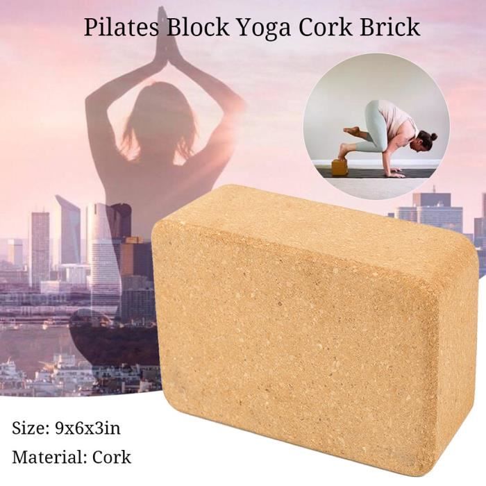 Exercices de Pilates Sunnysam Lot de 2 Blocs de Yoga pour la Maison et la Salle de Gym Fitness Briques de Yoga et Surface antid/érapante Fitness