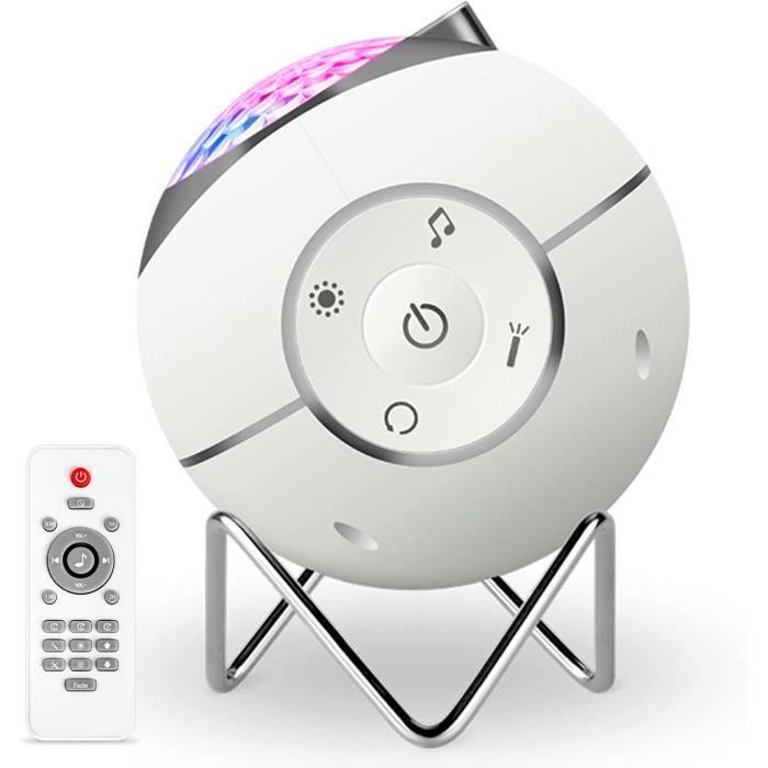 Projecteur Galaxie LED 13-en-1 – Ciel étoilé Planétarium, USB, Pour Enfants Et Adultes, Noir/blanc