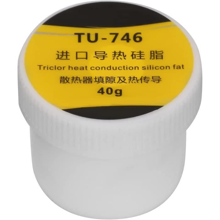 Pâte Thermique Conductrice HY510 – Silicone Gris, Conductivité 1,93 W/mk – Pour Refroidissement CPU, GPU, Chipset D’ordinateur - 8