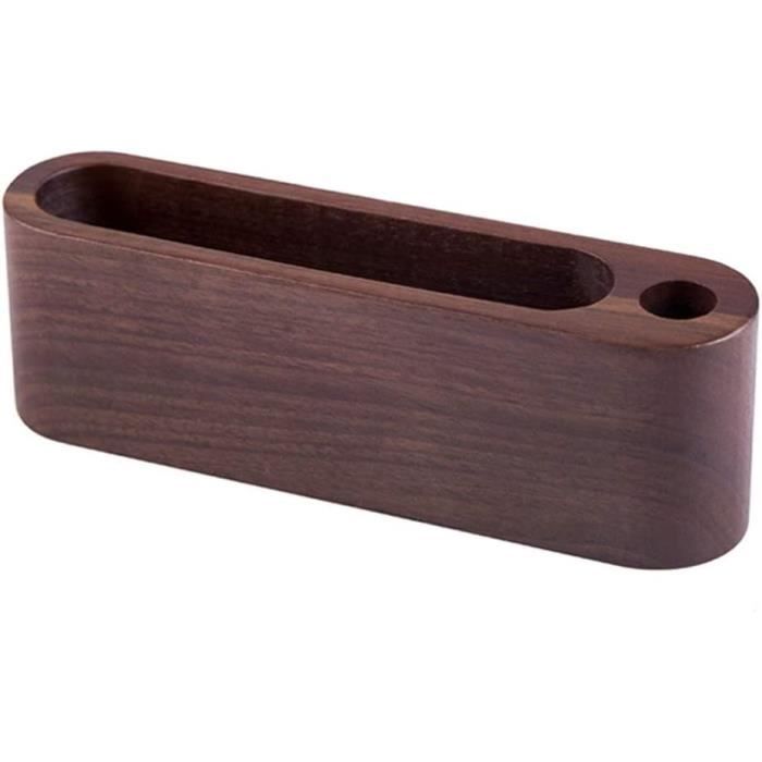 Présentoir Porte-batte De Baseball TP – Bois Massif Noir, 1 Niveau