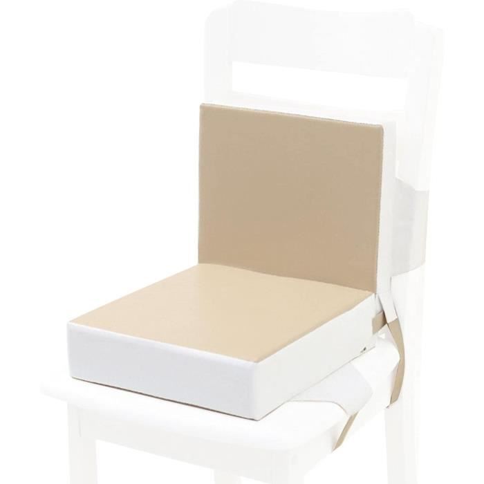 Coussin Rehausseur Siège Enfant Polyuréthane 5cm Ou 10cm - Antidérapant, Lavable, Avec Ceinture De Sécurité