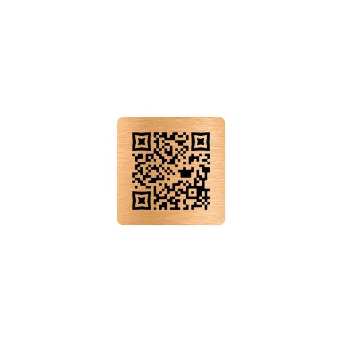 Menu Sans Contact Avec QR Code - Support PVC Doré Pour Restaurants Et Hôtels - Élégant Et Hygiénique - 10
