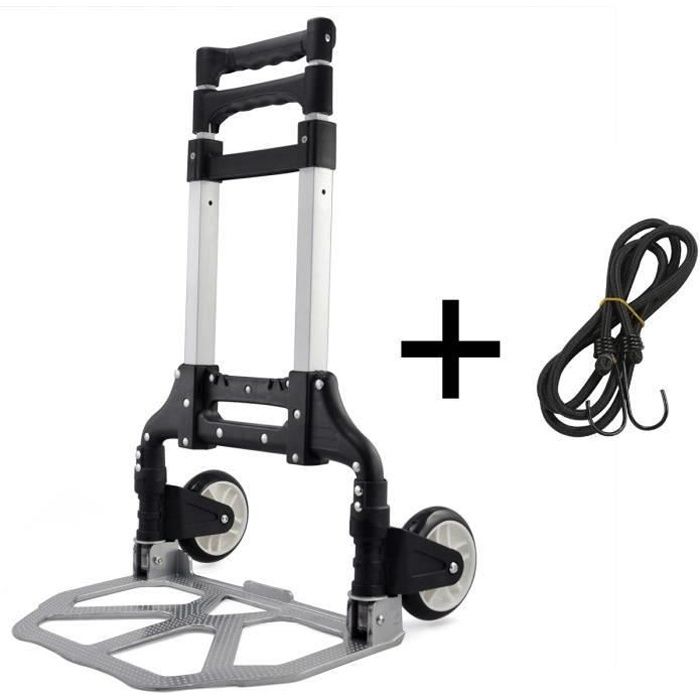 Chariot diable pliable avec roues gonflable GAYNER 