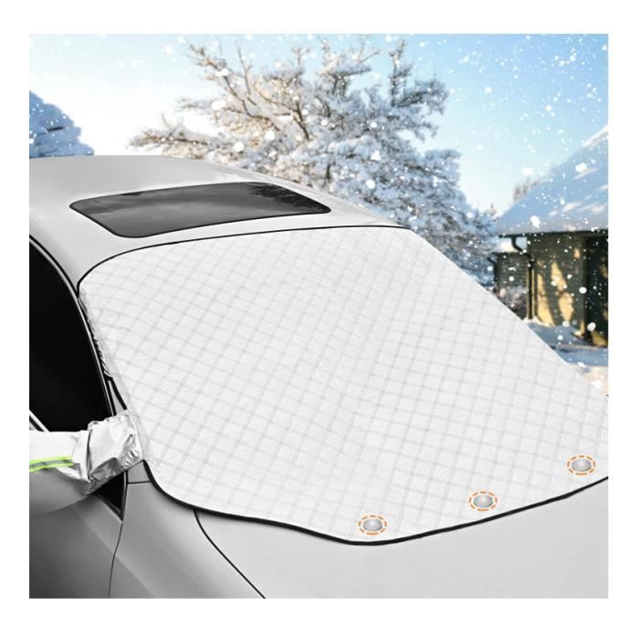 Pare-brise magnétique de voiture, couverture de neige épaississante,  Anti-gel, pour l'extérieur, accessoire Silver