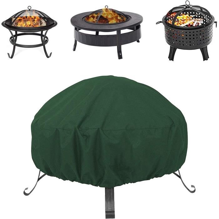 Housse Protection Oxford 420D Pour Brasero – Imperméable, Cordon Serrage, 80/100 Cm