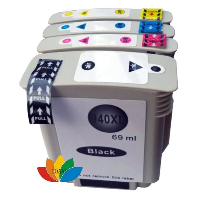 4 Nouvelle Cartouche D'encre HP 940XL Compatible Pour L'imprimante Hp