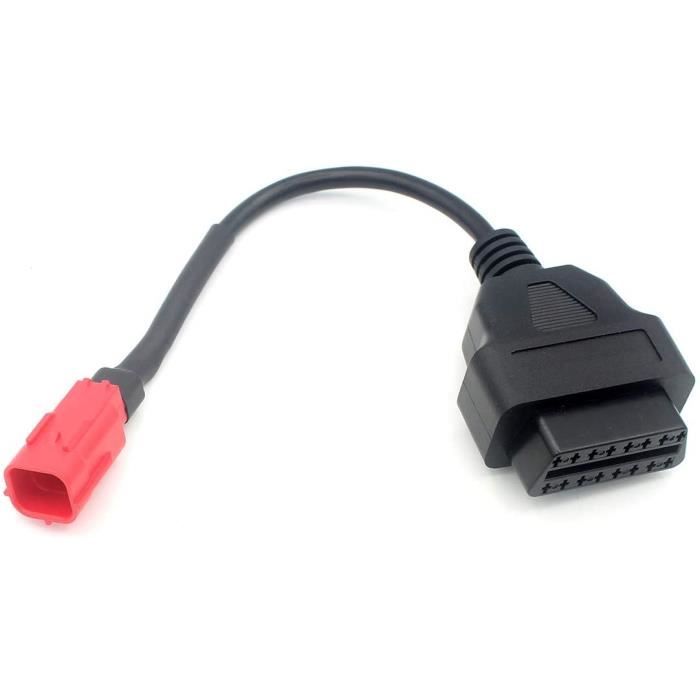 Câble adaptateur de diagnostic standard 6 broches pour OBD II 16 broches[364]  - Cdiscount Auto