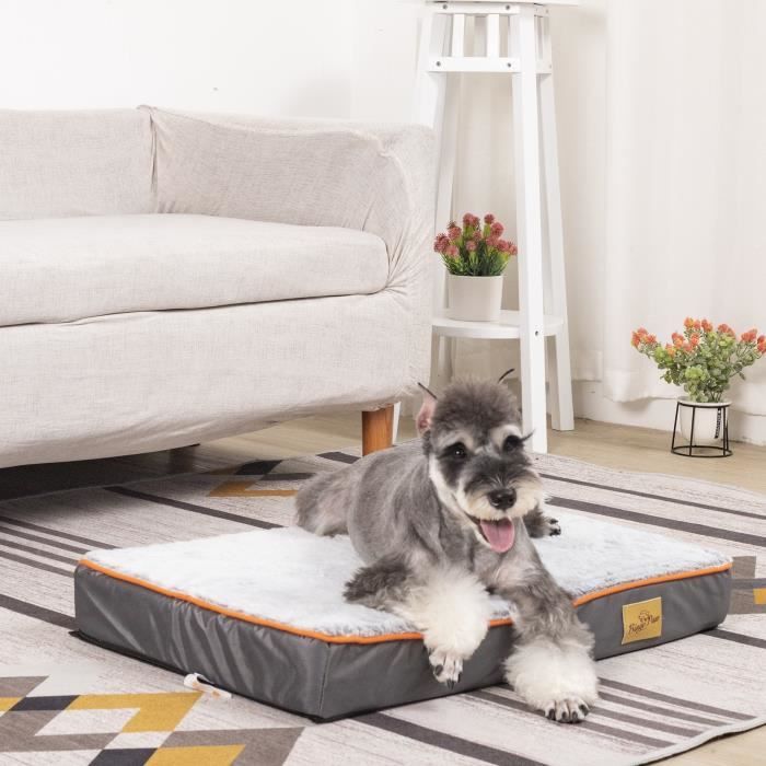 Panier Chien - BingoPaw - Canapé Orthopédique - Lavable - Antidérapant - 80x50x8cm