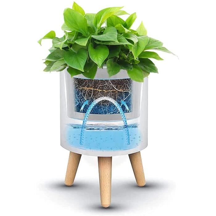 Pot de fleur intelligent, pot plante avec système d