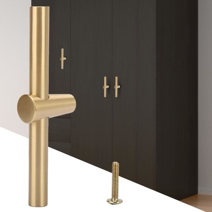 porte d'entrée Décoration de porte Heurtoir de porte pour meubles armoire Taloit Poignée de porte en laiton Style rétro 