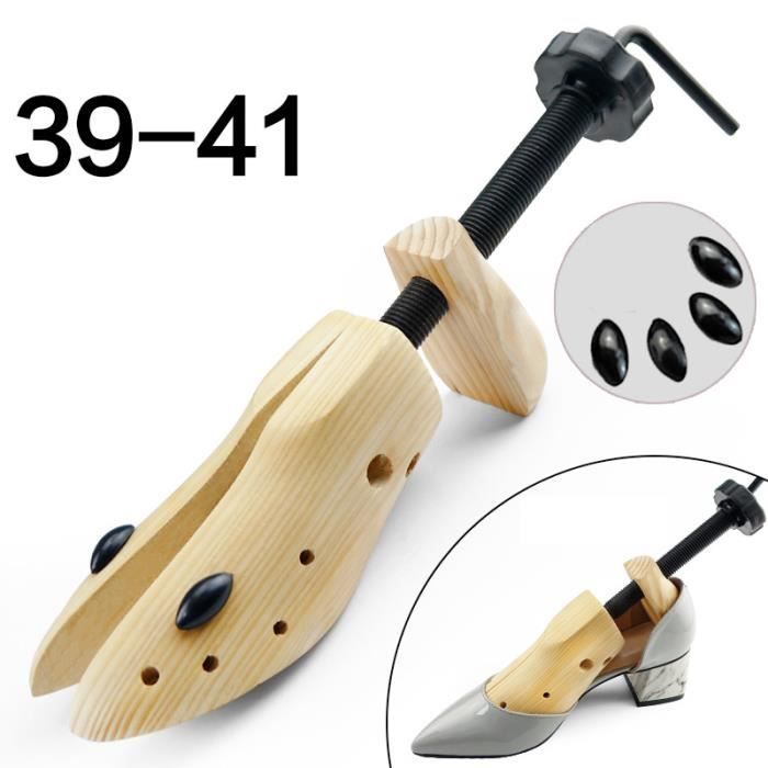 Taille L 41-46 Arbres à chaussures en bois pour femmes et hommes