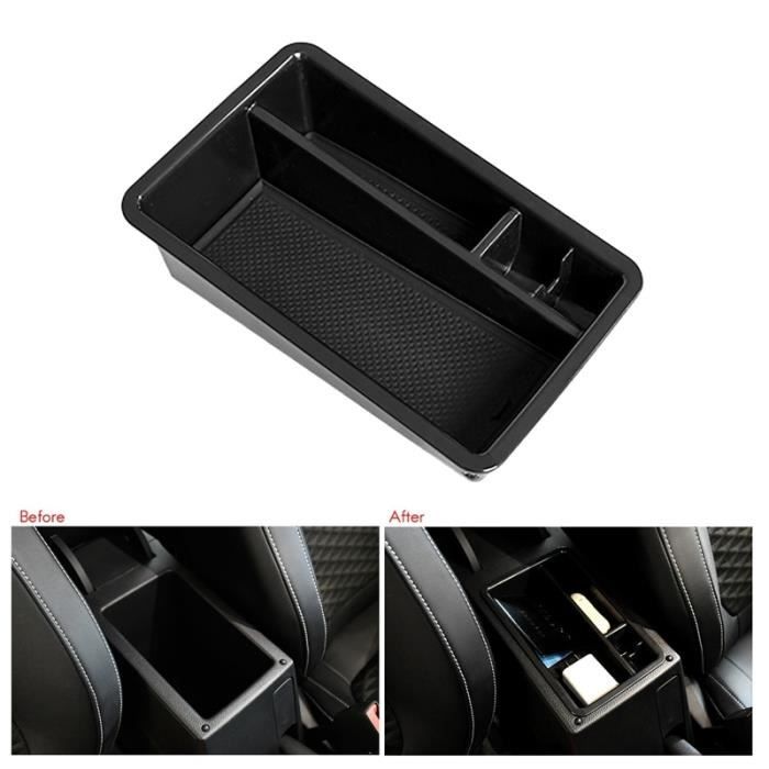 Boîte De Rangement Pour Accoudoir Mercedes GLE/GLS (2015-2019) - Console Centrale, Noir ABS