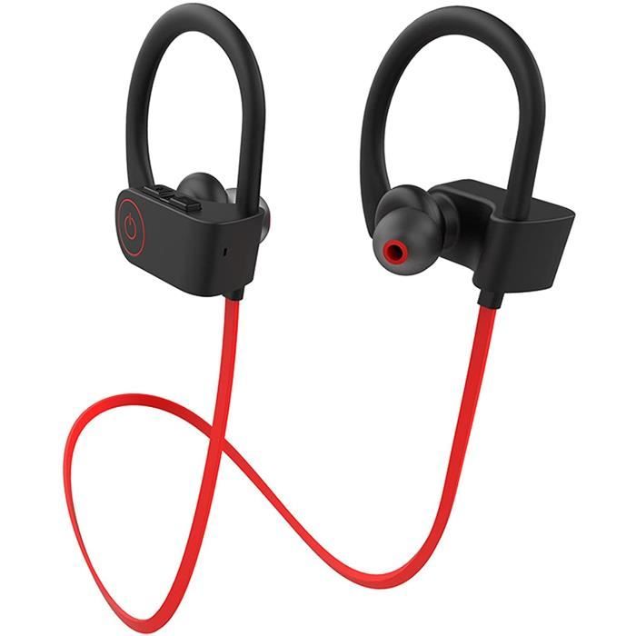 General - Casque Bluetooth avec micro, magnétique, léger et confortable  sans fil tour de cou, super longue endurance, écouteurs de sport étanches  IPX pour la salle de sport à domicile(bleu) - Ecouteurs