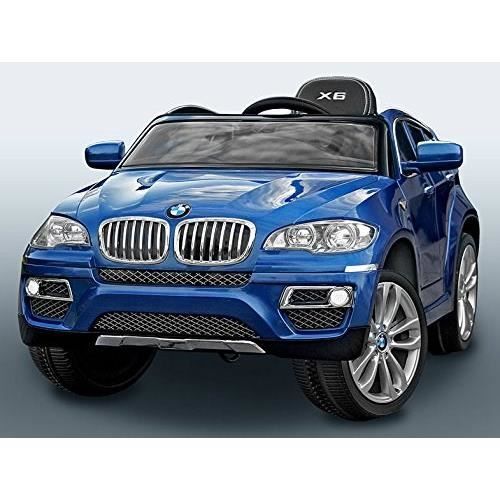 BMW X6 Bleu Métal, voiture électrique enfant, 12V Cdiscount Jeux