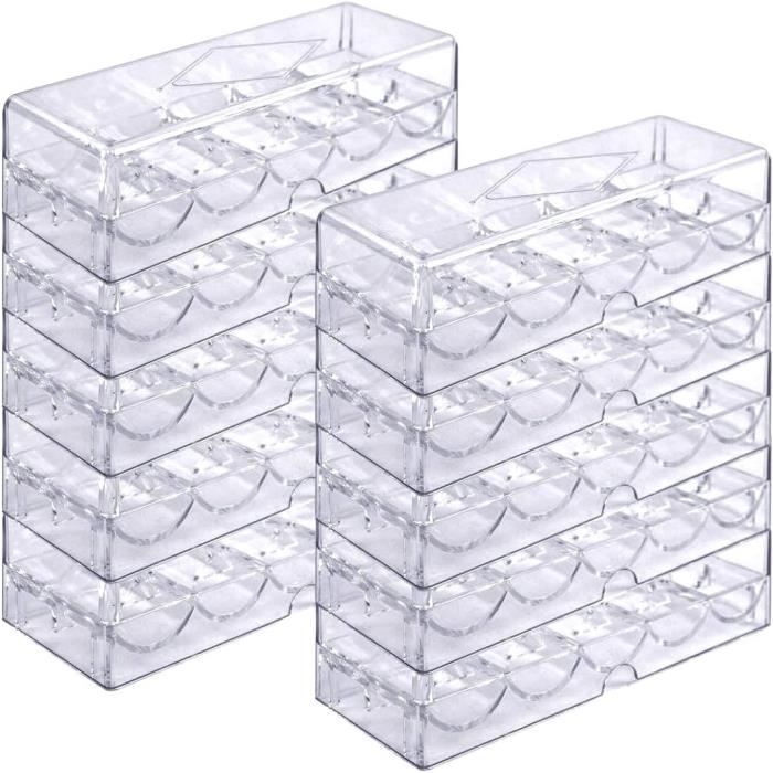 Jetons de poker en argile avec motif couronne 14G pour jeu de casino - Chine Jeu