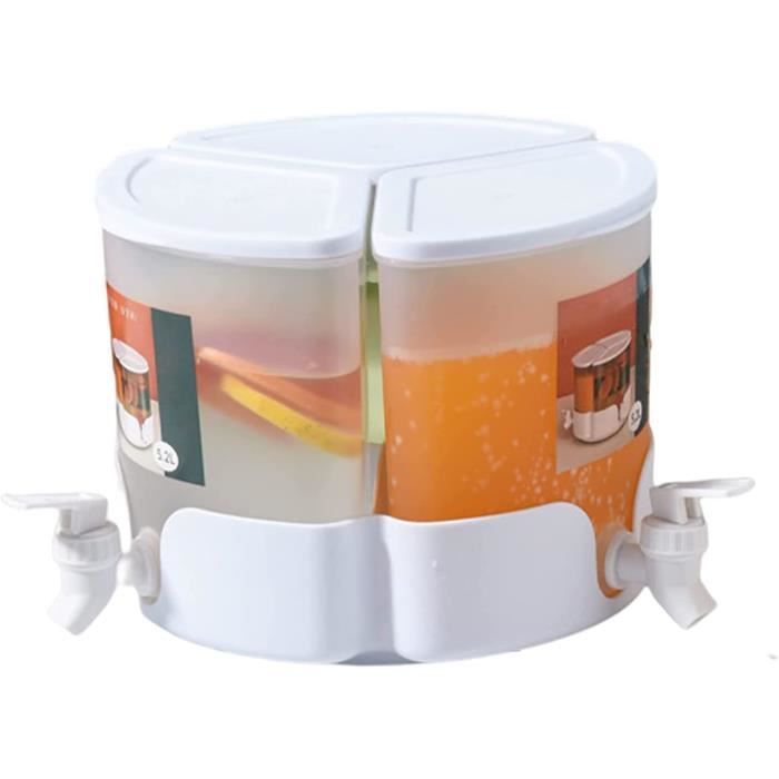 Sendez Distributeur de boissons, 2 x 4 litres, avec robinet, distributeur d' eau, distributeur de jus Sendez Distributeur de boissons, 2 x 4 litres, avec robinet, distributeur d' eau, distributeur de jus