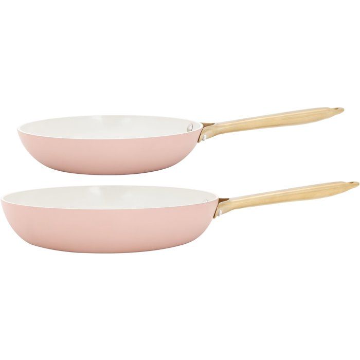 Poêles - COSY & TRENDY - Elegance Set 2 - 24+28 cm - Rose - Antiadhésif céramique